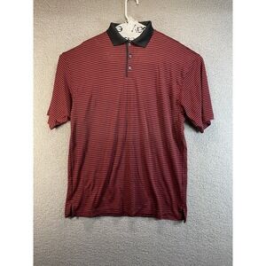 Men's Haggar Cool 18 Golf Polo shirt Golf Tees Large‎
